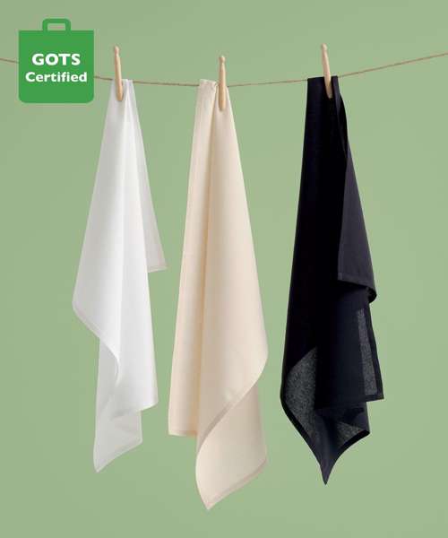 Organic cotton tea towel